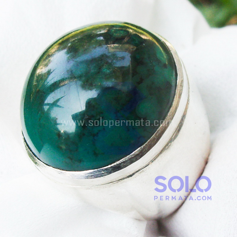 Cincin Batu Bacan Doko Chrysocolla